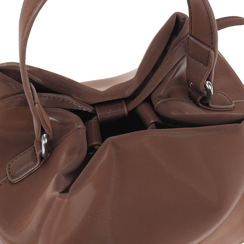 【COCOTAYA】Fashionable and simple PU bag, can be carried by hand or crossbody