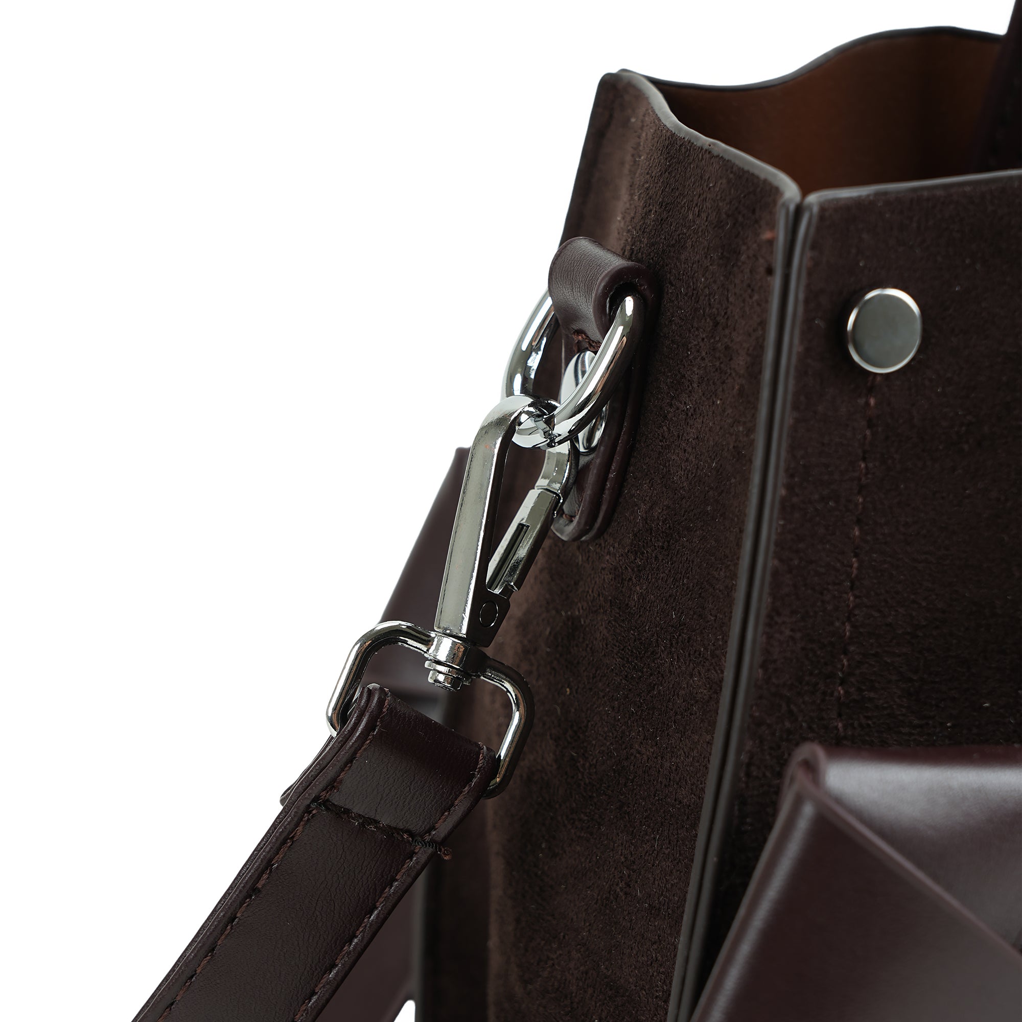 (cocotaya)All-Match Dual Carry Leather Handbag, Bow Detail Convertible Shoulder Crossbody Tote Bag