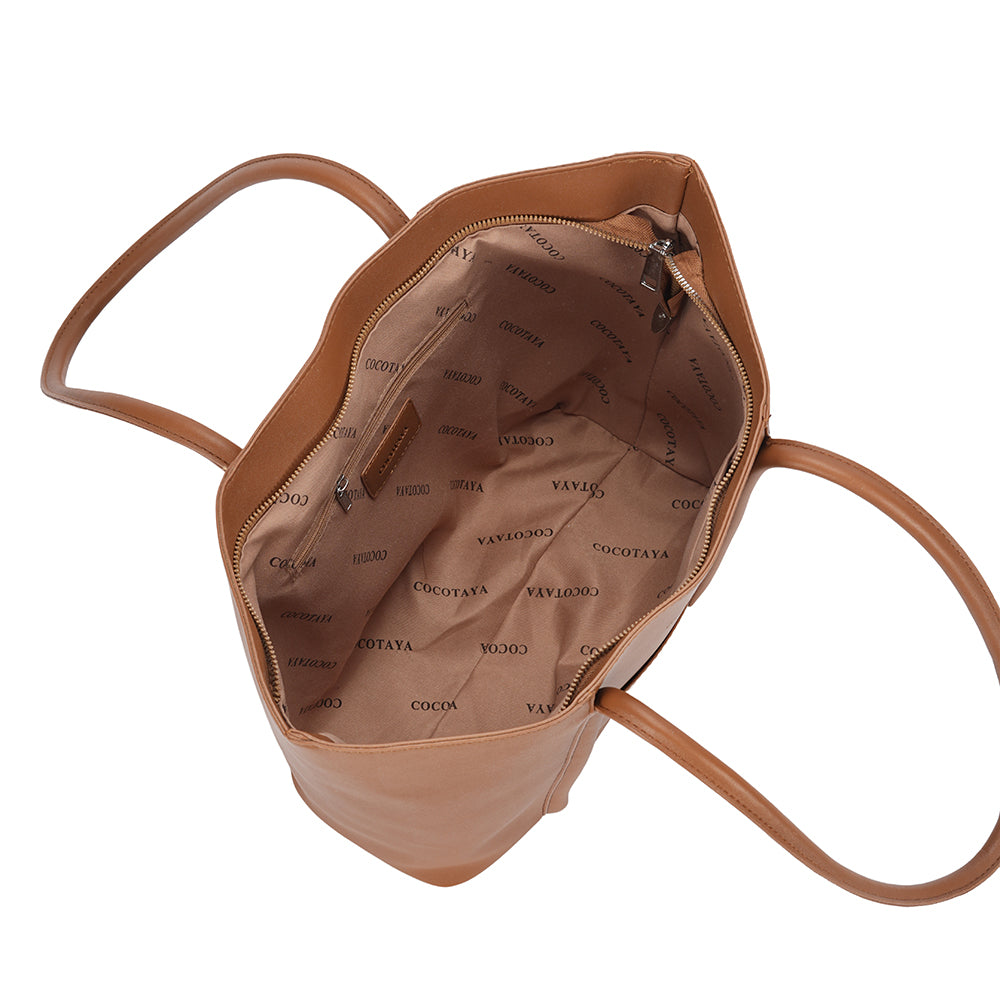 【COCOTAYA】Large Capacity Commuter Handbag Fashionable Simple Versatile Shoulder Bag