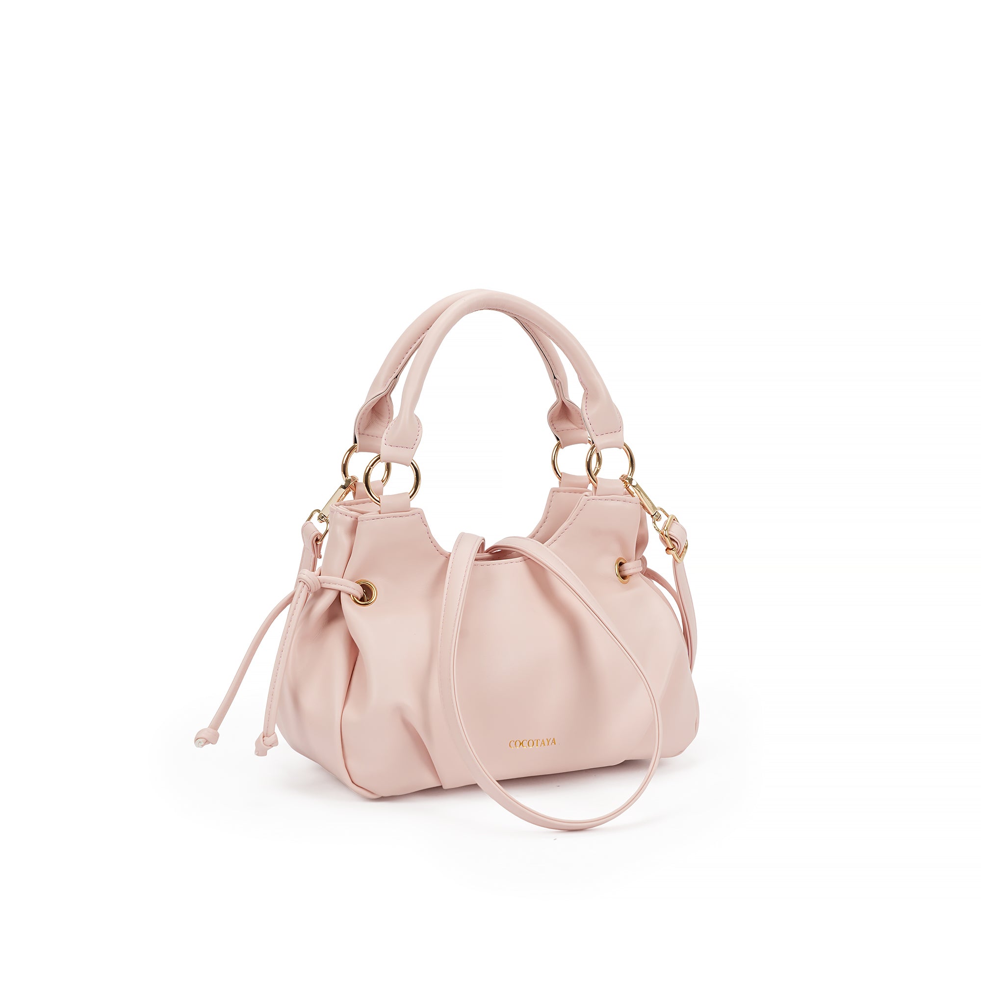 (cocotaya)Multifunctional PU leather bag, 2-in-1 handbag/crossbody bag