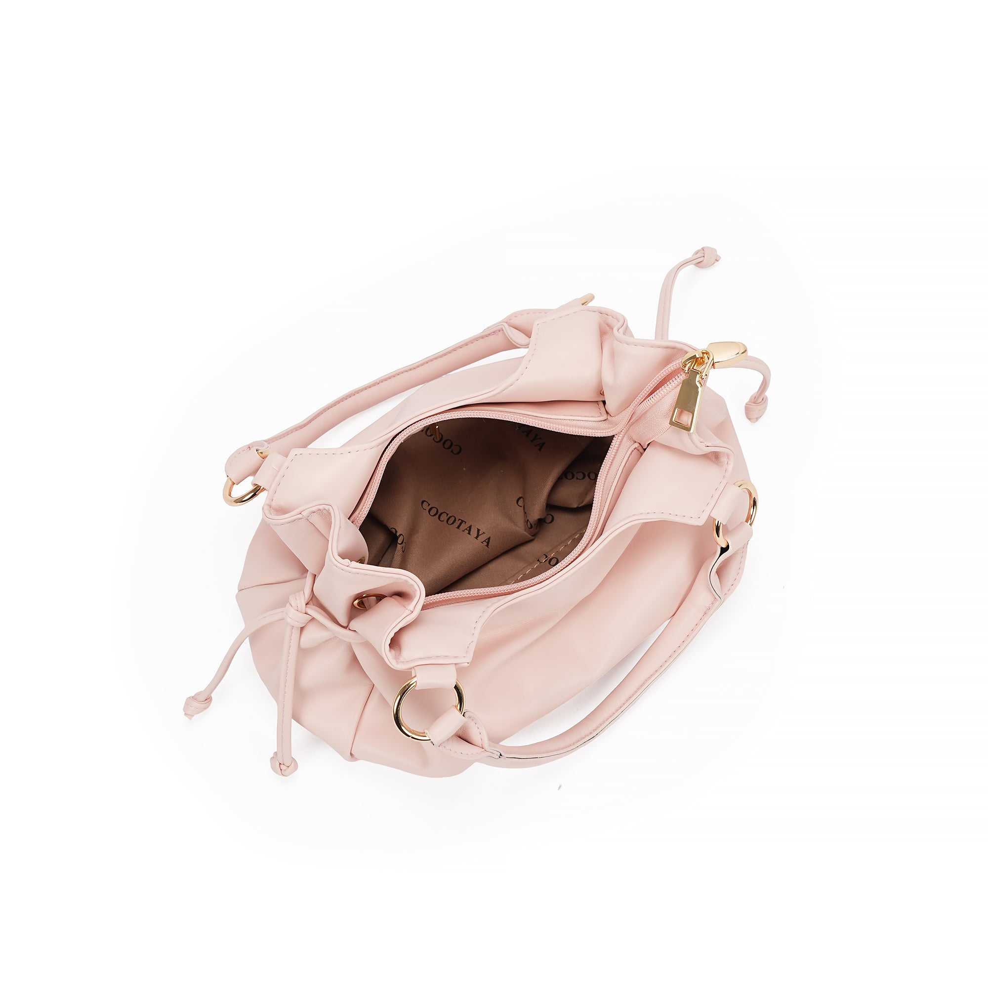 (cocotaya)Multifunctional PU leather bag, 2-in-1 handbag/crossbody bag