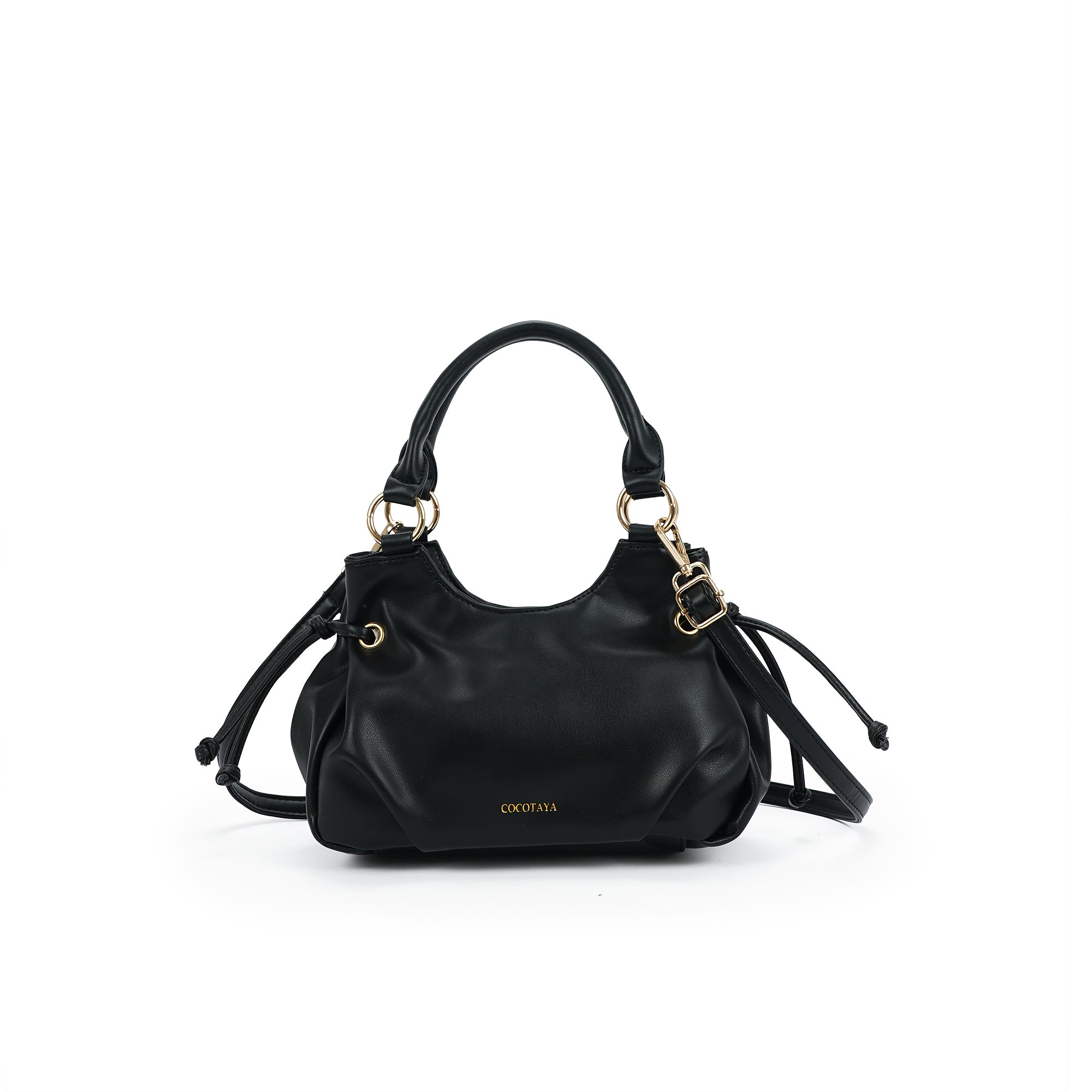 (cocotaya)Multifunctional PU leather bag, 2-in-1 handbag/crossbody bag