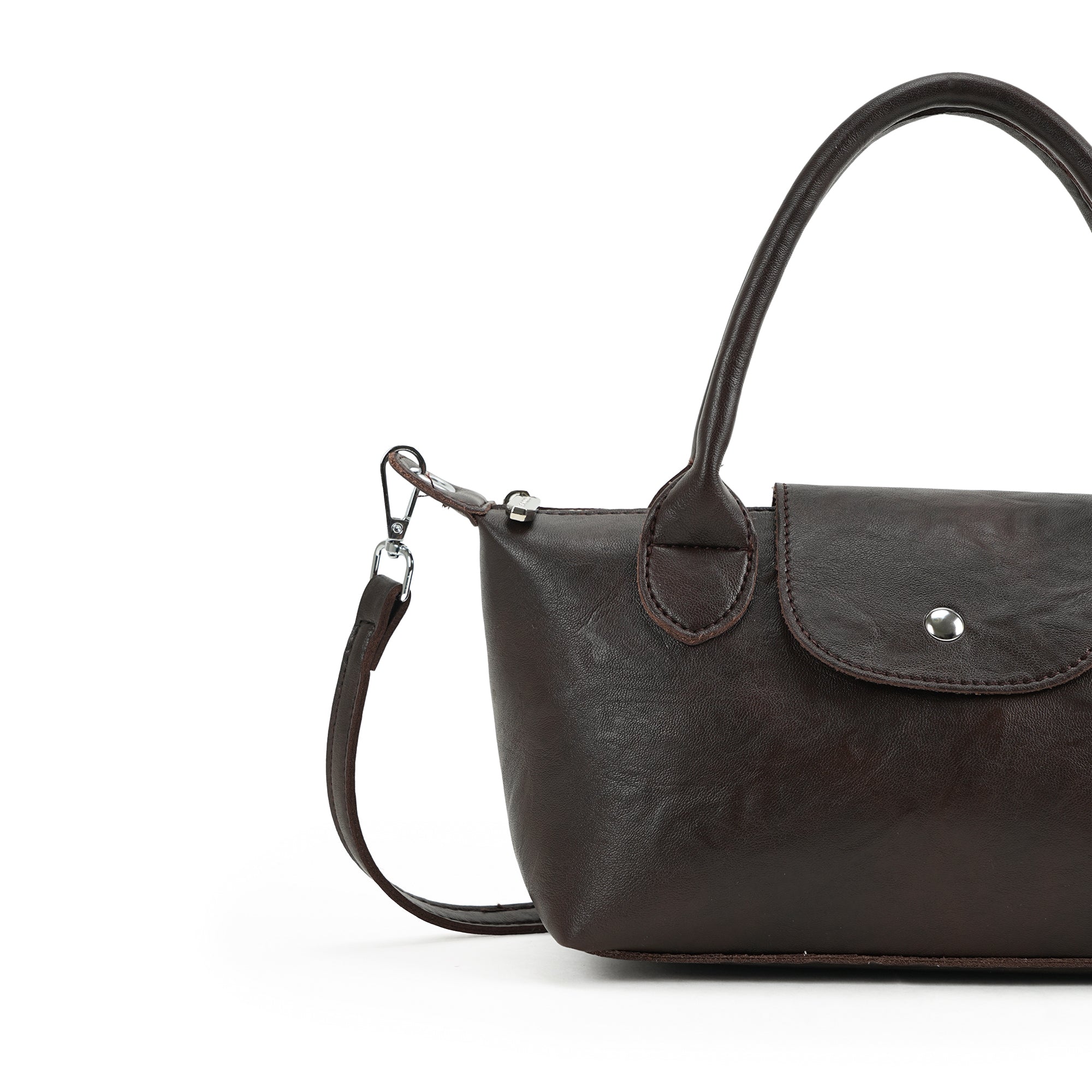 (cocotaya)Classic flap mini handbag, versatile PU bag that can be worn crossbody.