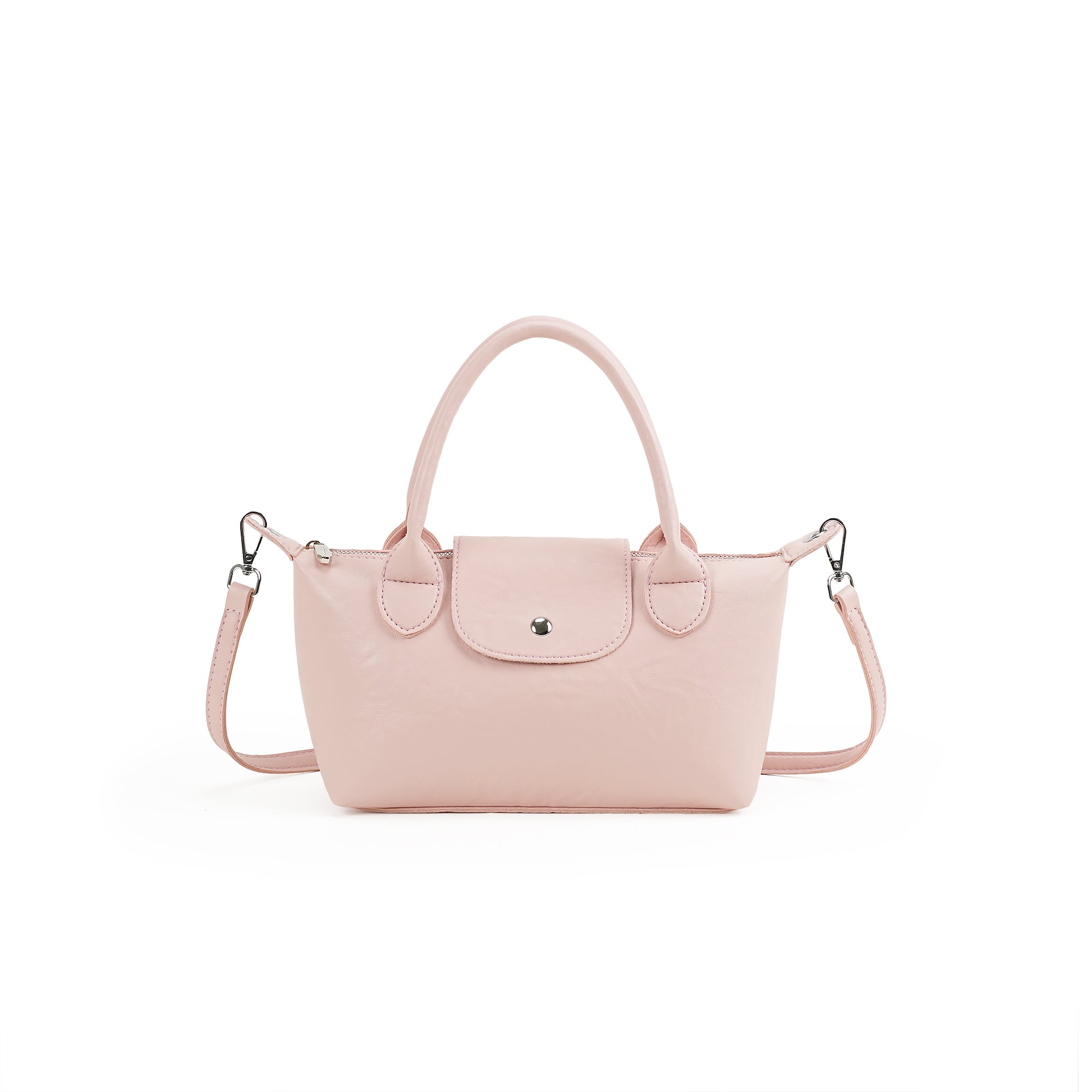 (cocotaya)Classic flap mini handbag, versatile PU bag that can be worn crossbody.