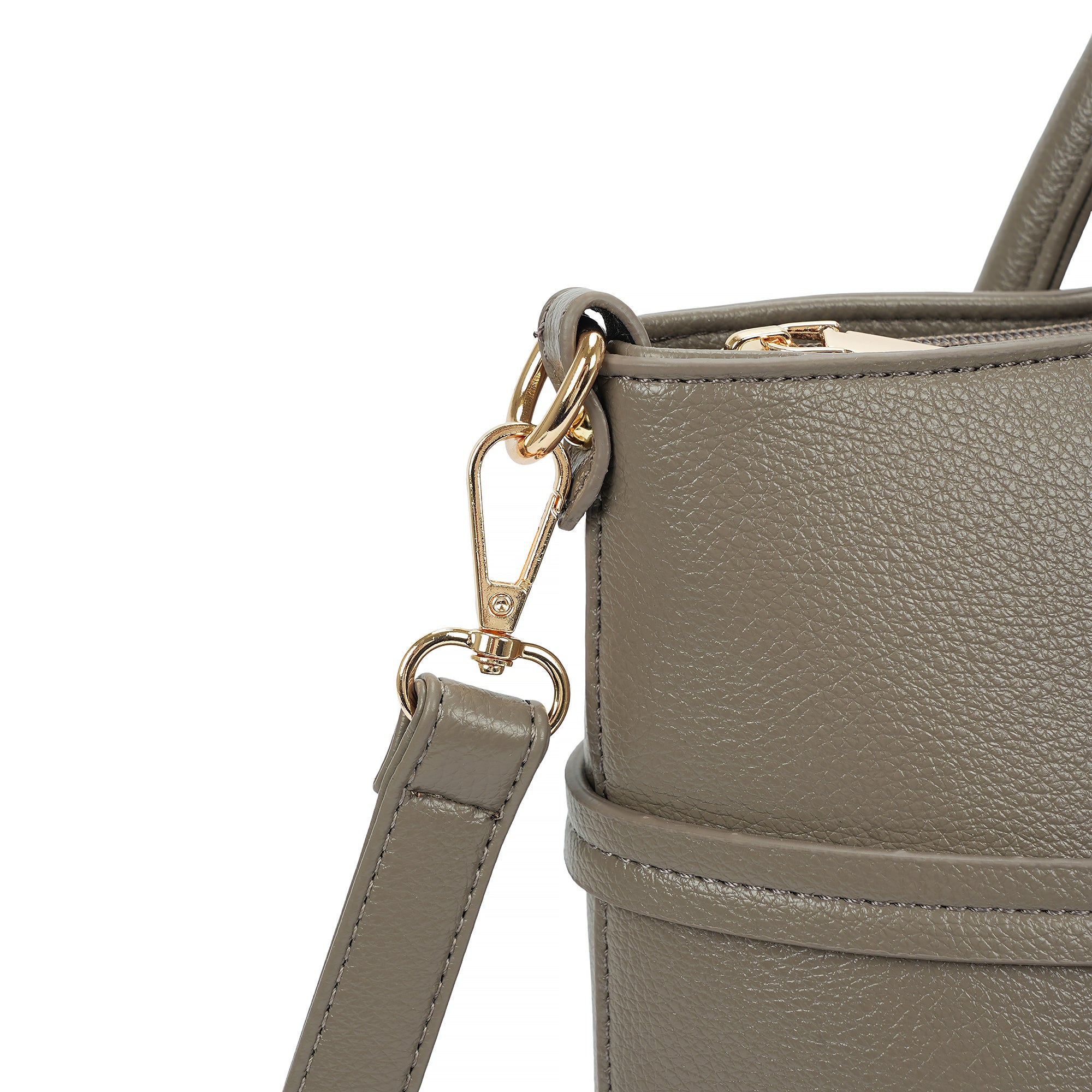 (COCOTAYA)Aurelia Bag Exquisite PU briefcase large handbag tote bag with a lychee texture on the surface