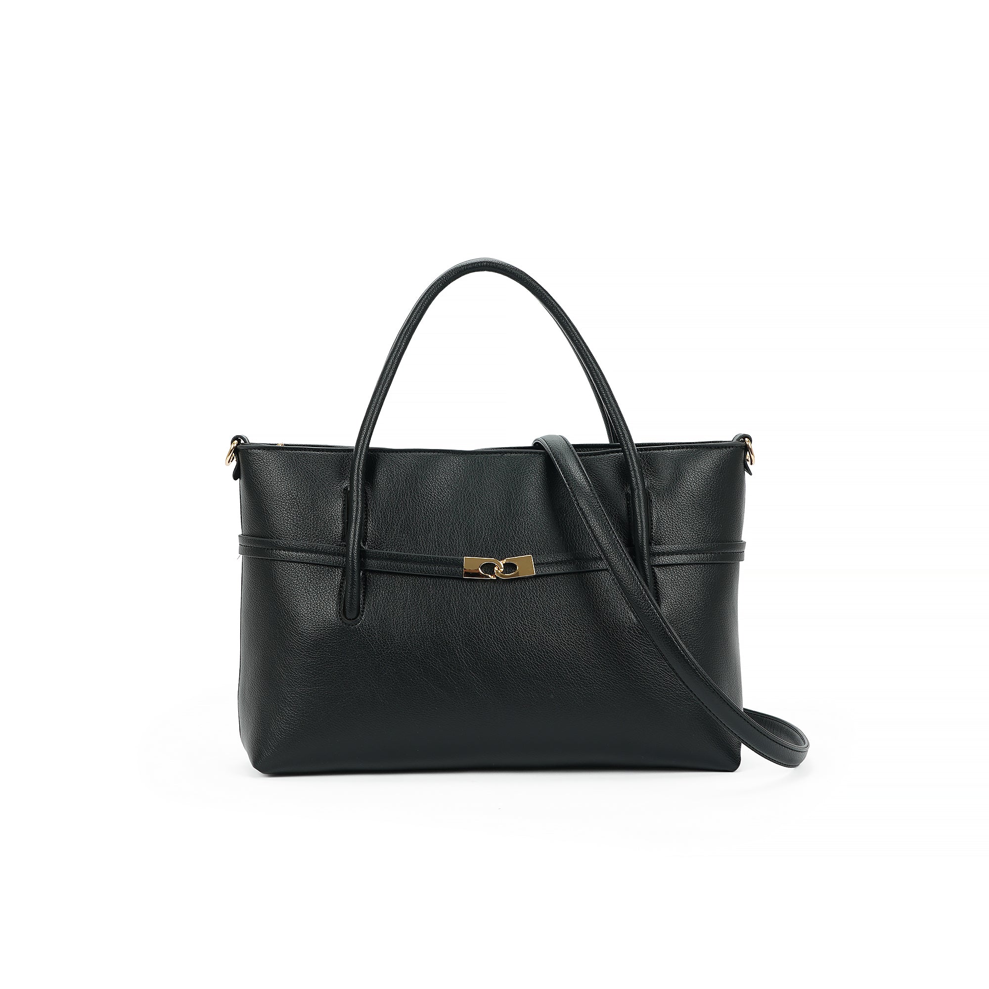 (COCOTAYA)Aurelia Bag Exquisite PU briefcase large handbag tote bag with a lychee texture on the surface
