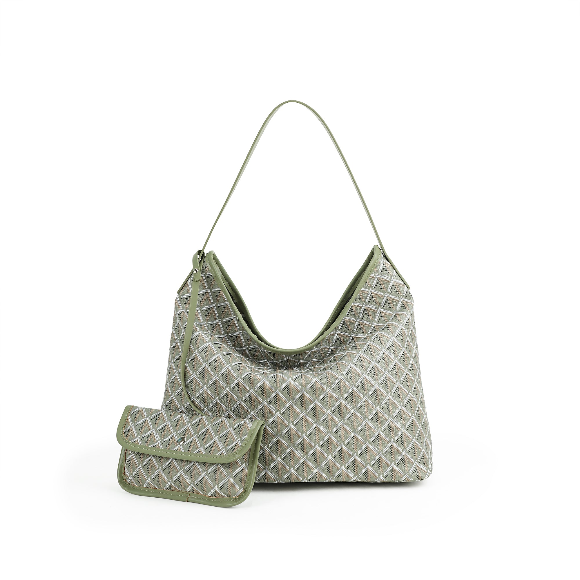 (cocotaya)Women Daily Shoulder Tote Bag Set, Large Space Underarm Handbag For Shopping Work