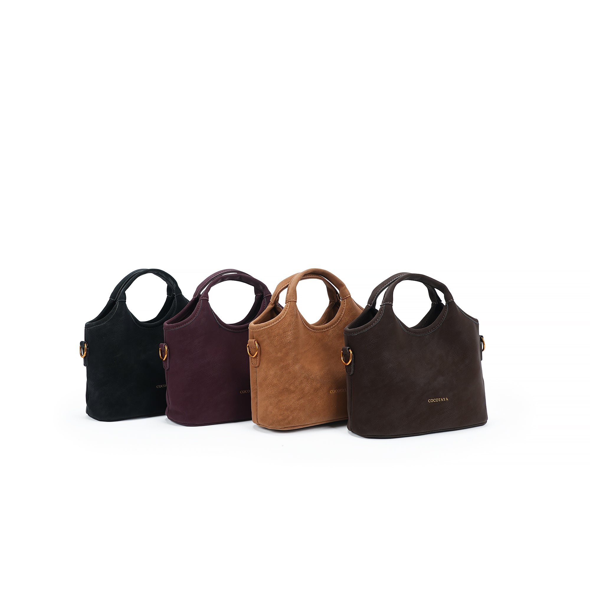 (cocotaya)Hazel Bag Retro mini bucket bag, crossbody handbag