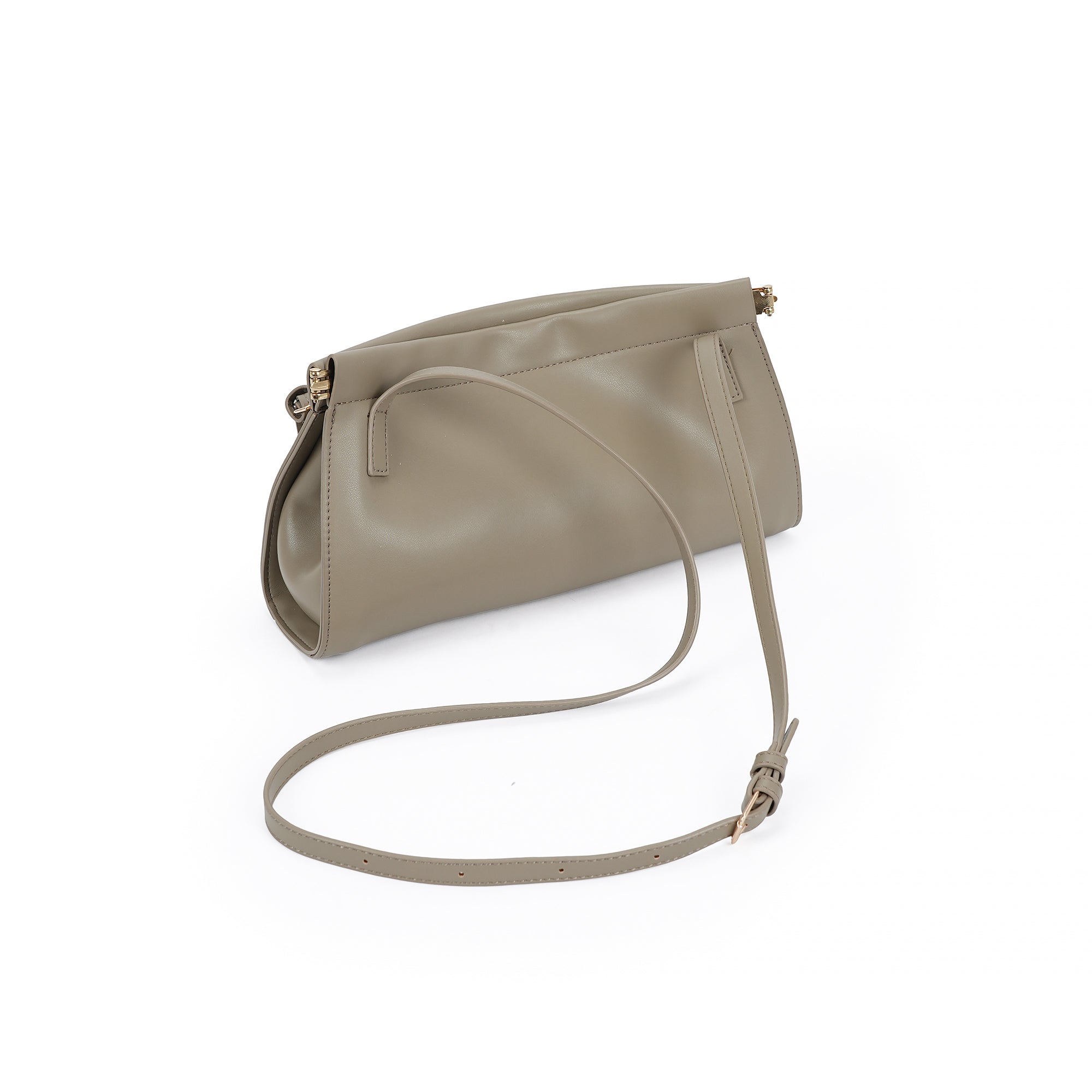 (cocotaya)Liora Bag Women's minimalist PU crossbody bag with adjustable shoulder strap, perfect for everyday wear.