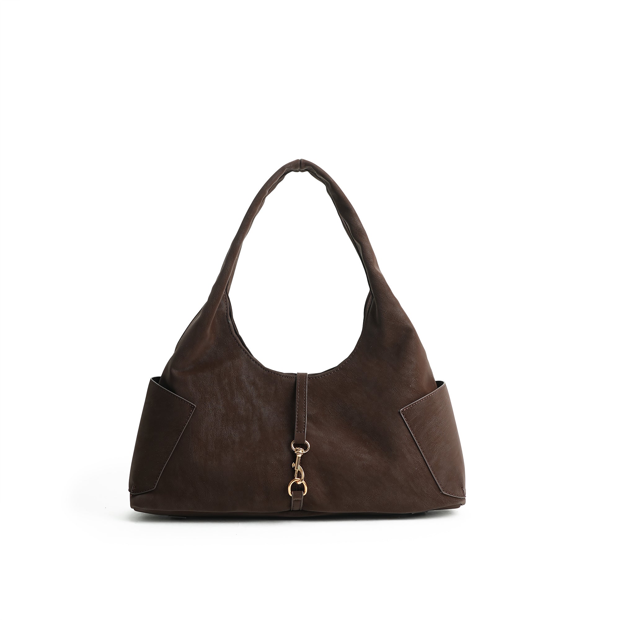 (cocotaya)Minimalist Slouchy Hobo Underarm Bag, Large Capacity Casual Daily Shoulder Handbag
