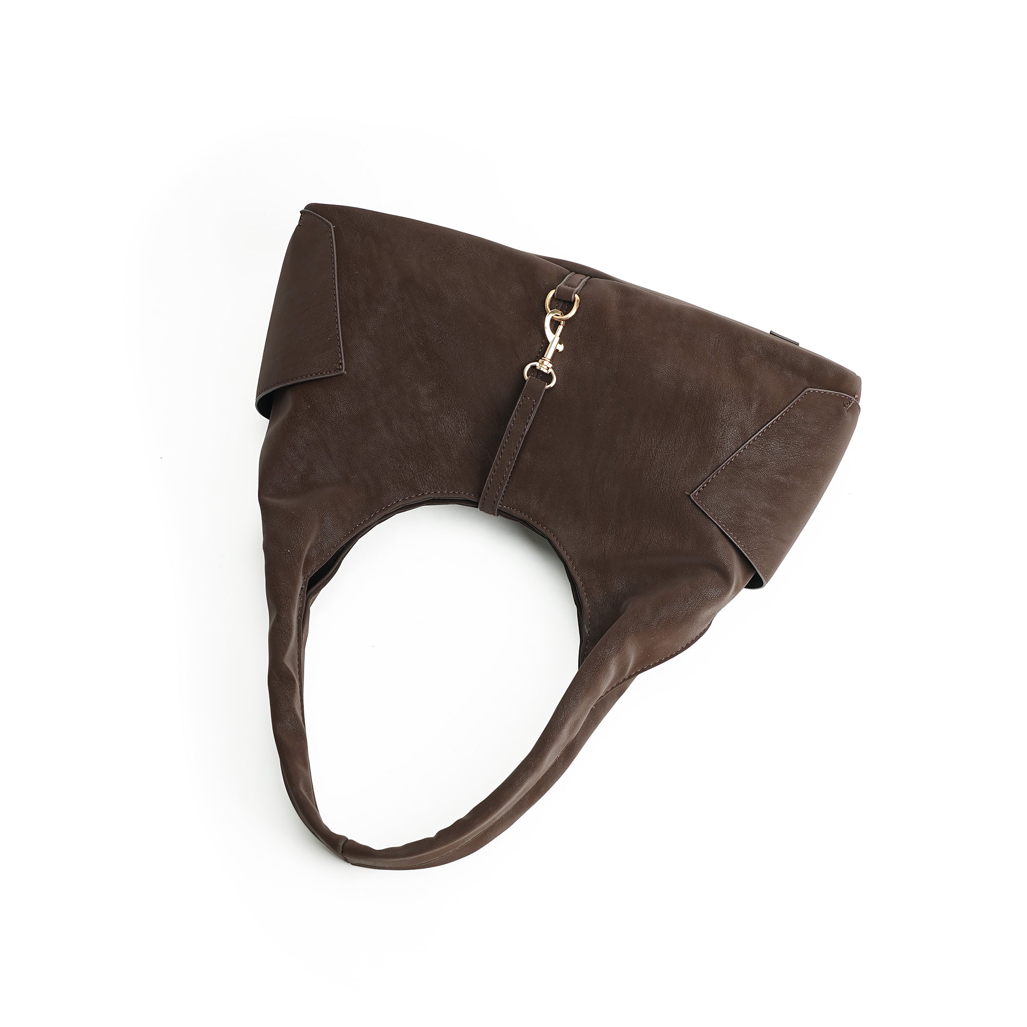 (cocotaya)Minimalist Slouchy Hobo Underarm Bag, Large Capacity Casual Daily Shoulder Handbag