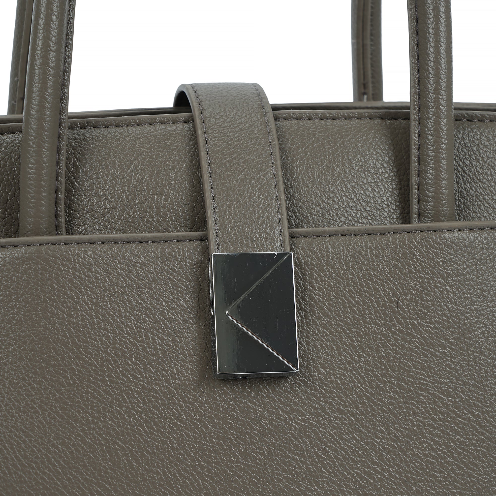 (cocotaya)Mara Bag Minimalist Metal Accent Work Tote Bag, Crossbody & Top Handle Purse