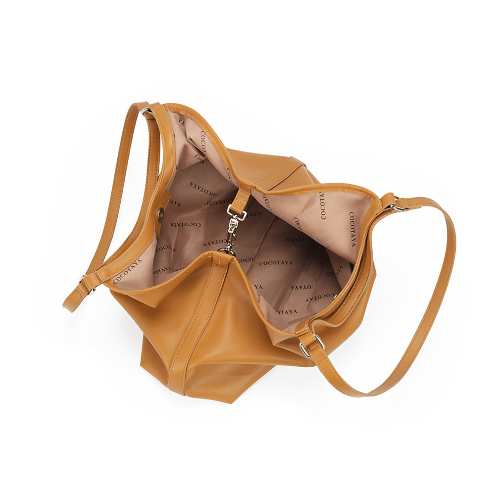 (COCOTAYA)Simple and elegant leather handbag/underarm bag