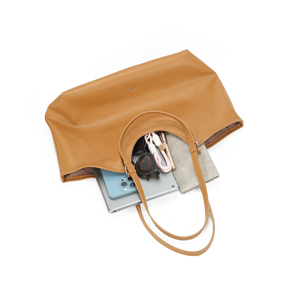 (COCOTAYA)Simple and elegant leather handbag/underarm bag
