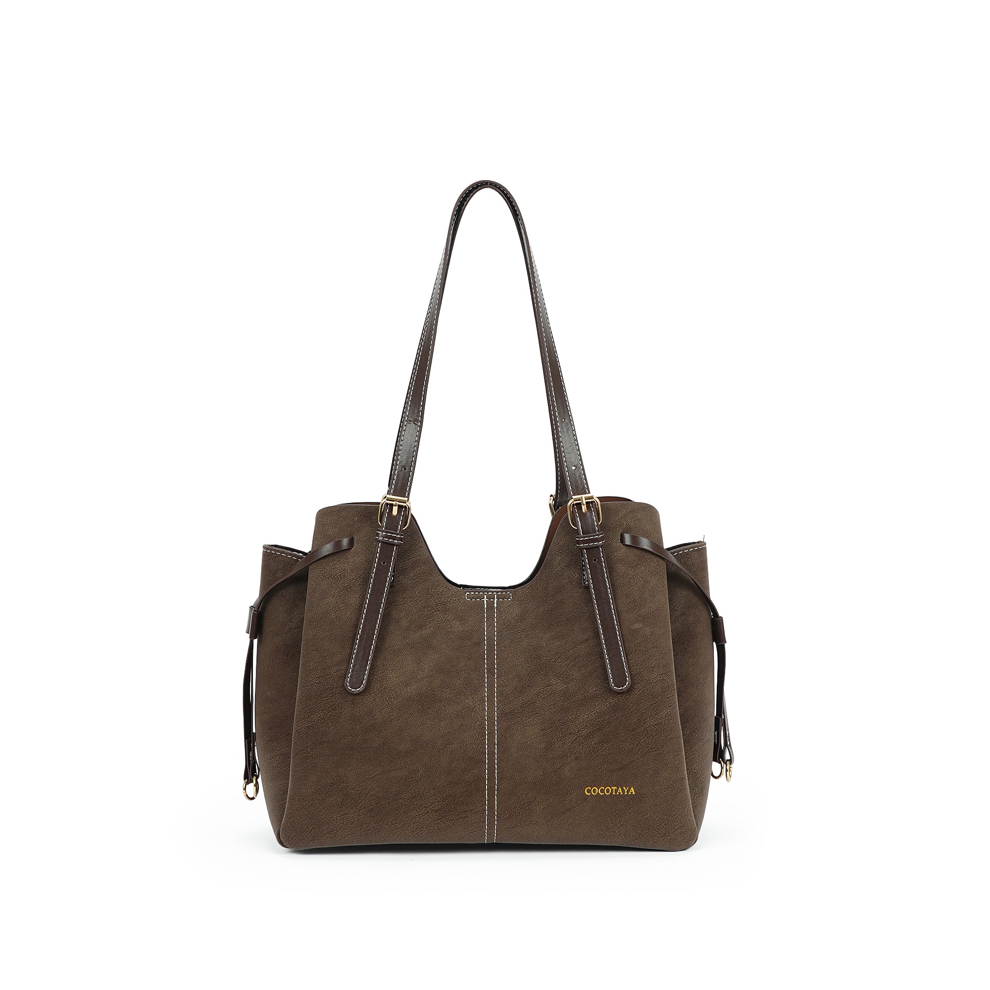 (COCOTAYA)Sable Tote Bag Casual and versatile casual shoulder bag PU underarm bag