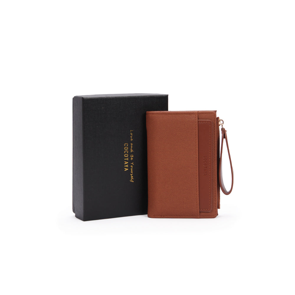 (COCOTAYA)Large Capacity Simple Coin Purse Wristlet Handheld Wallet Clip