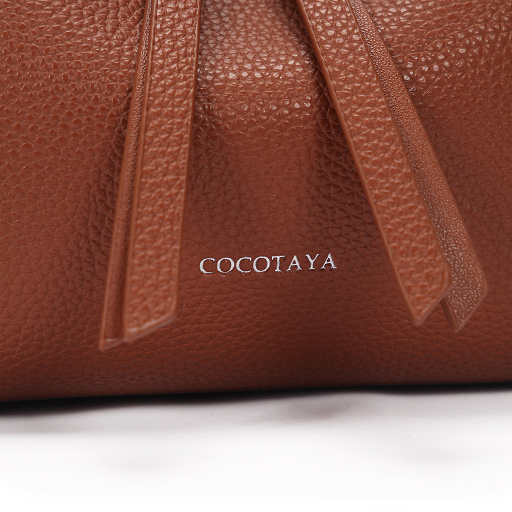(COCOTAYA) Fashion casual soft leather dumpling bag simple high-end crossbody handbag