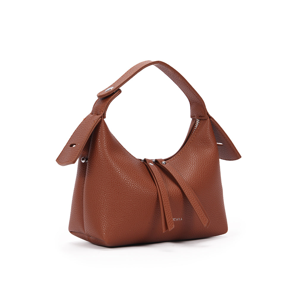 (COCOTAYA) Fashion casual soft leather dumpling bag simple high-end crossbody handbag