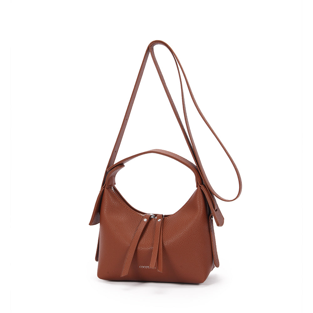 (COCOTAYA) Fashion casual soft leather dumpling bag simple high-end crossbody handbag