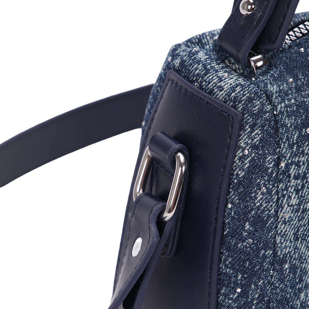 (COCOTAYA) Fashion casual denim handbag simple commuter messenger bag
