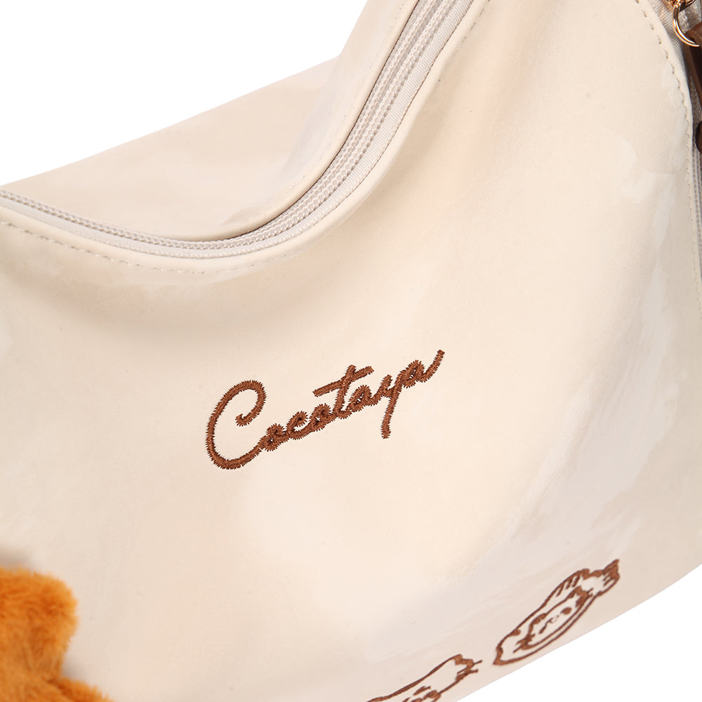 (COCOTAYA) Stylish and simple handbag underarm bag, large capacity, with adjustable shoulder strap