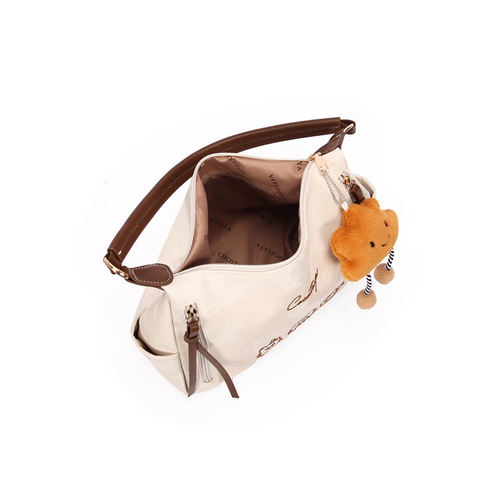 (COCOTAYA) Stylish and simple handbag underarm bag, large capacity, with adjustable shoulder strap
