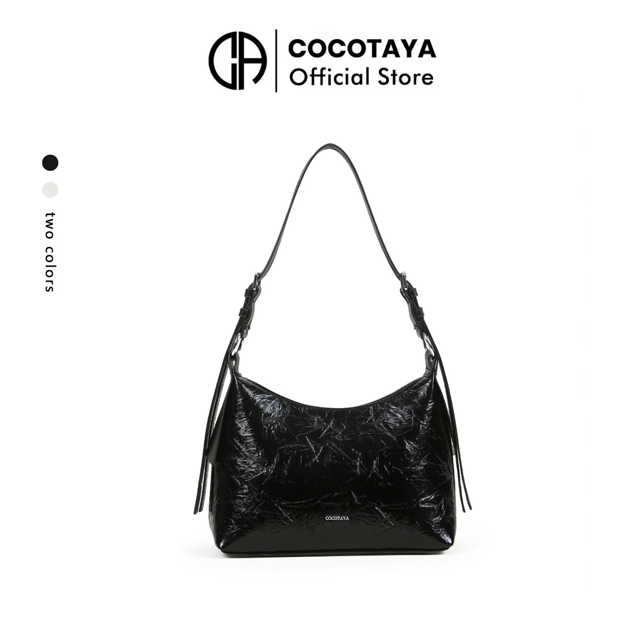 Fashionable and versatile large-capacity bag, PU soft leather pleated texture design, crossbody shoulder bag.