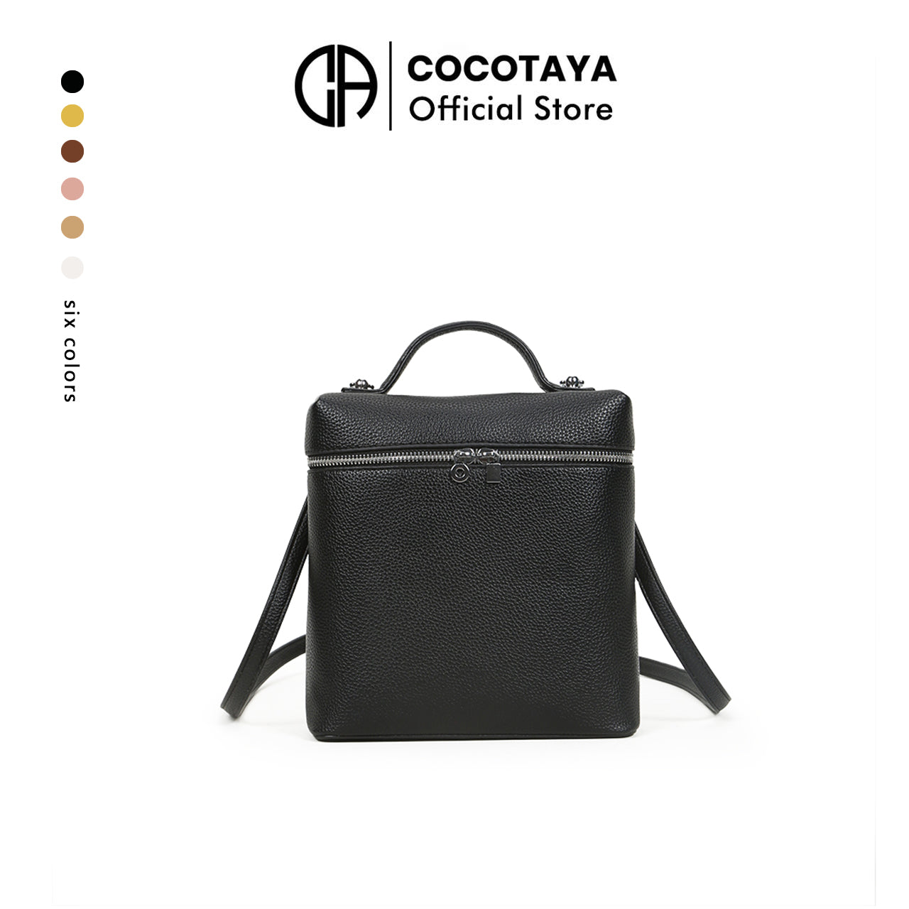 Fashionable large-capacity design handbag, casual simple backpack versatile crossbody bag