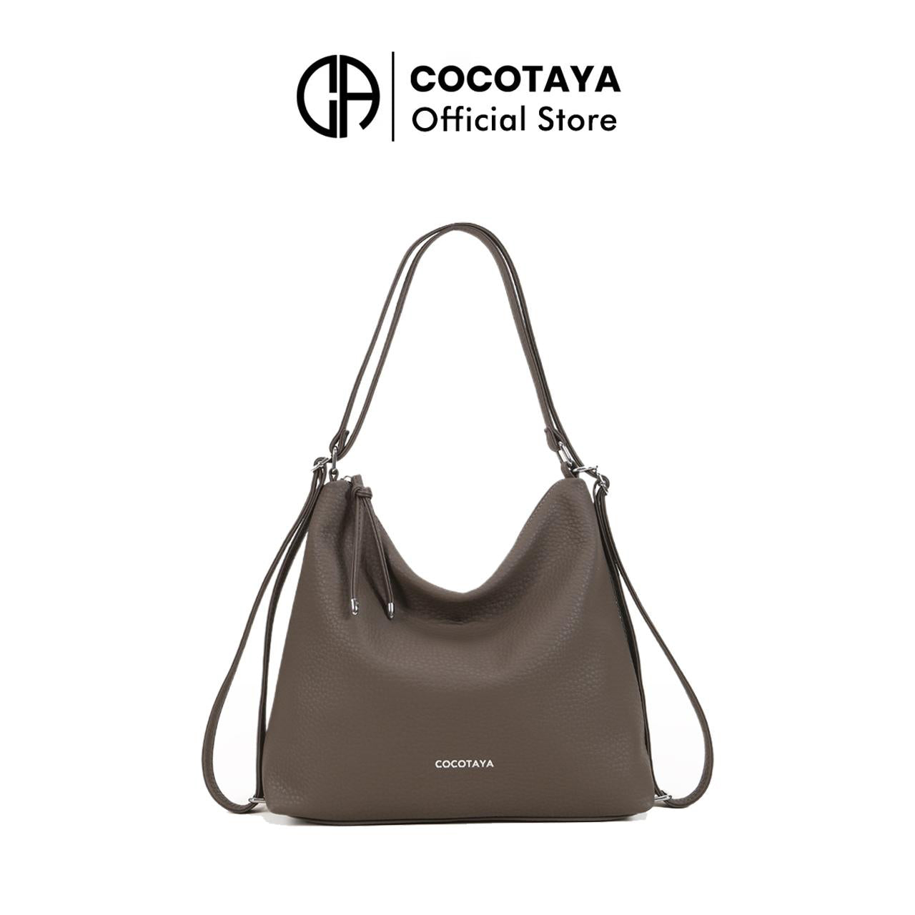 Fashion solid color handbag, large capacity PU material, crossbody bag, adjustable shoulder strap, multiple carrying methods