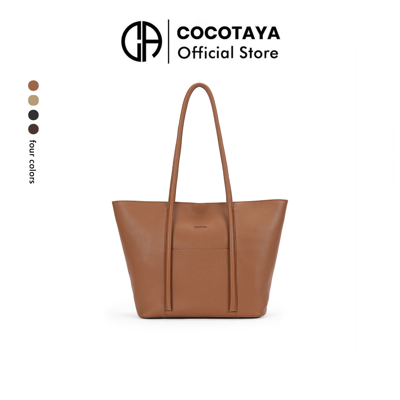 【COCOTAYA】Large Capacity Commuter Handbag Fashionable Simple Versatile Shoulder Bag