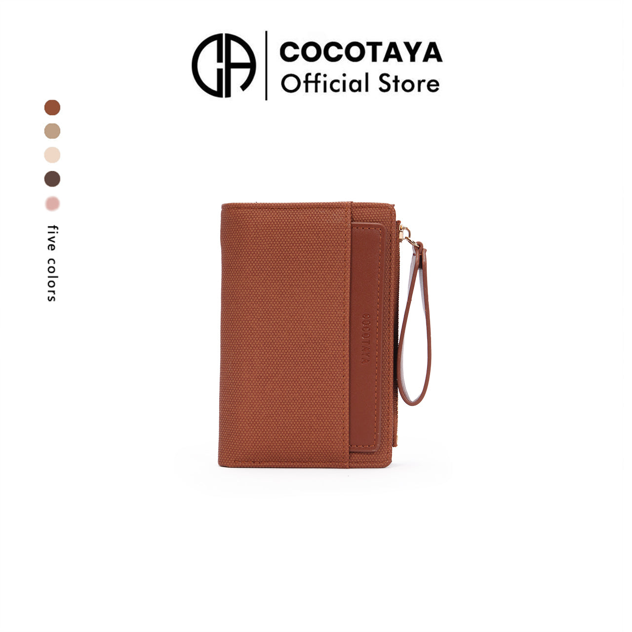 (COCOTAYA)Large Capacity Simple Coin Purse Wristlet Handheld Wallet Clip