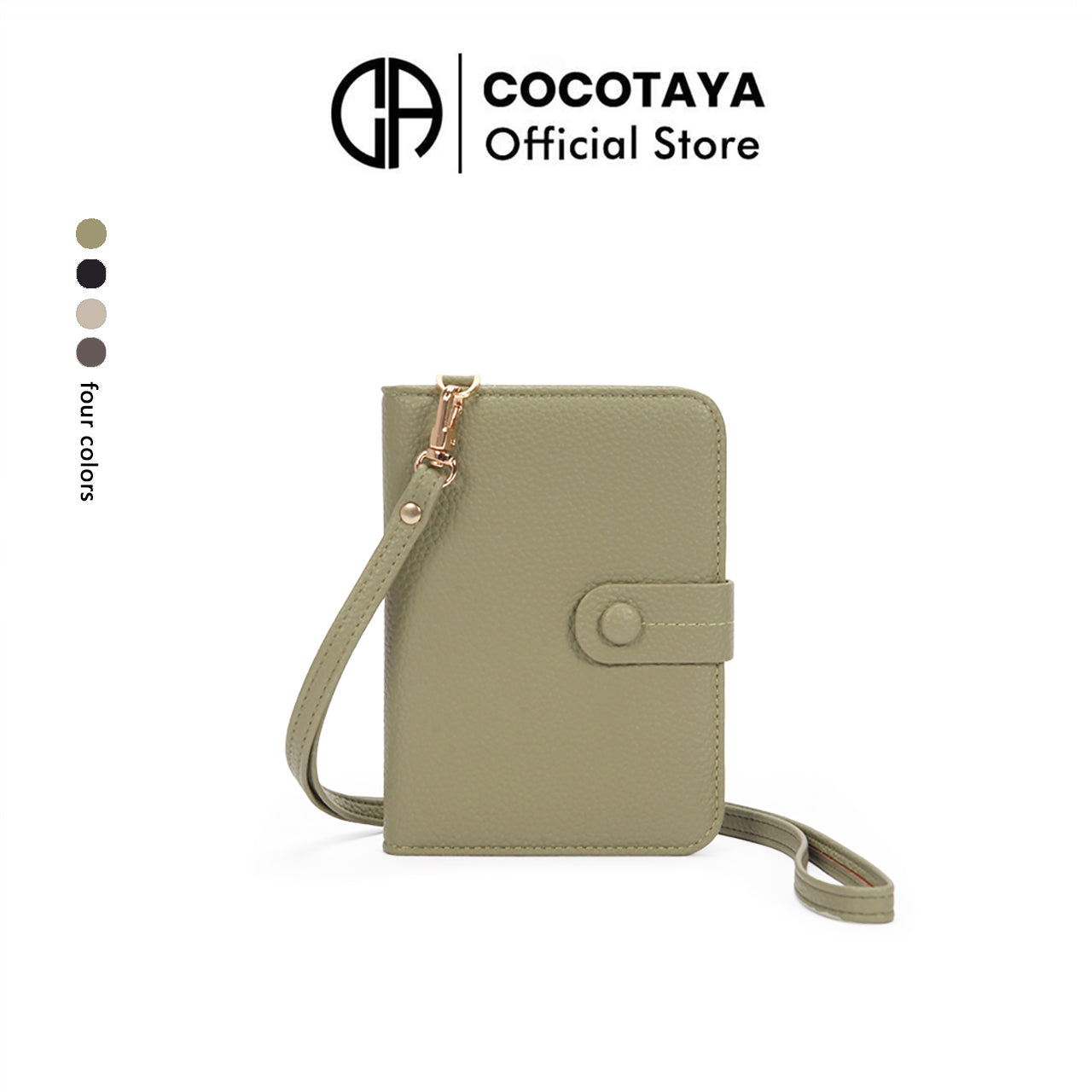 (COCOTAYA)Multifunctional simple coin purse wristband hand wallet clip