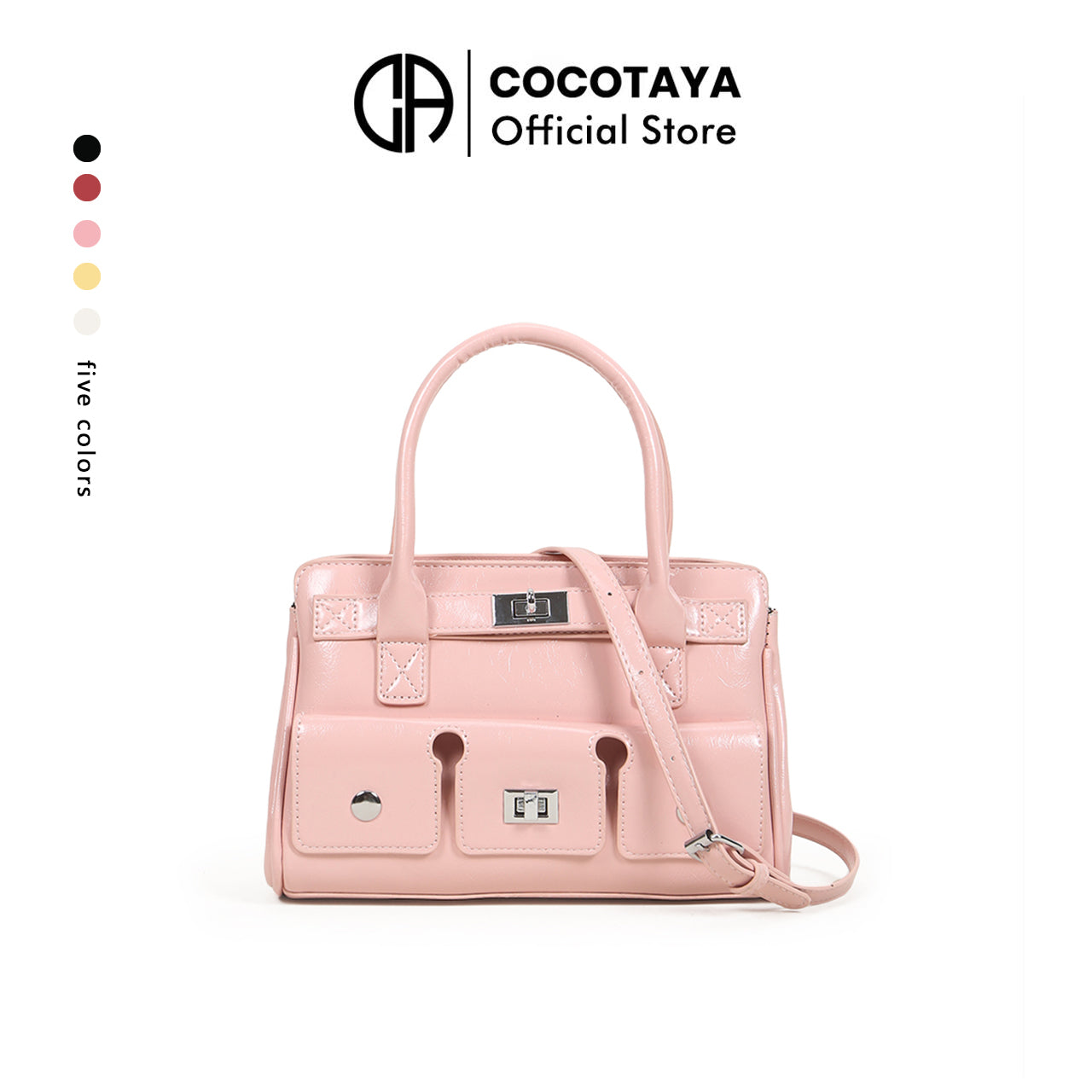 High-end stylish large-capacity simple handbag, fashionable commuter shoulder messenger bag