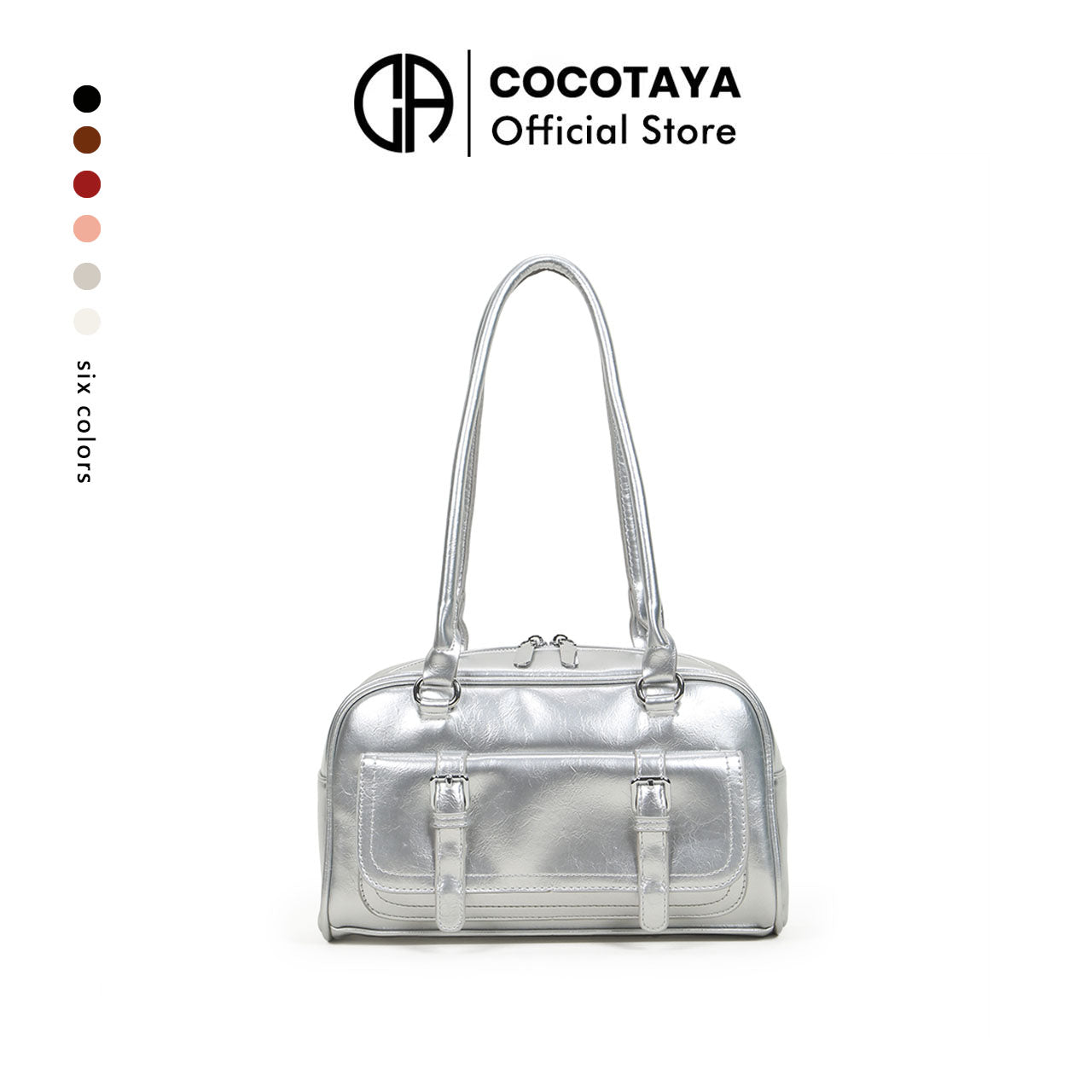 High-end retro large-capacity handbag, fashionable commuting shoulder bag and underarm bag