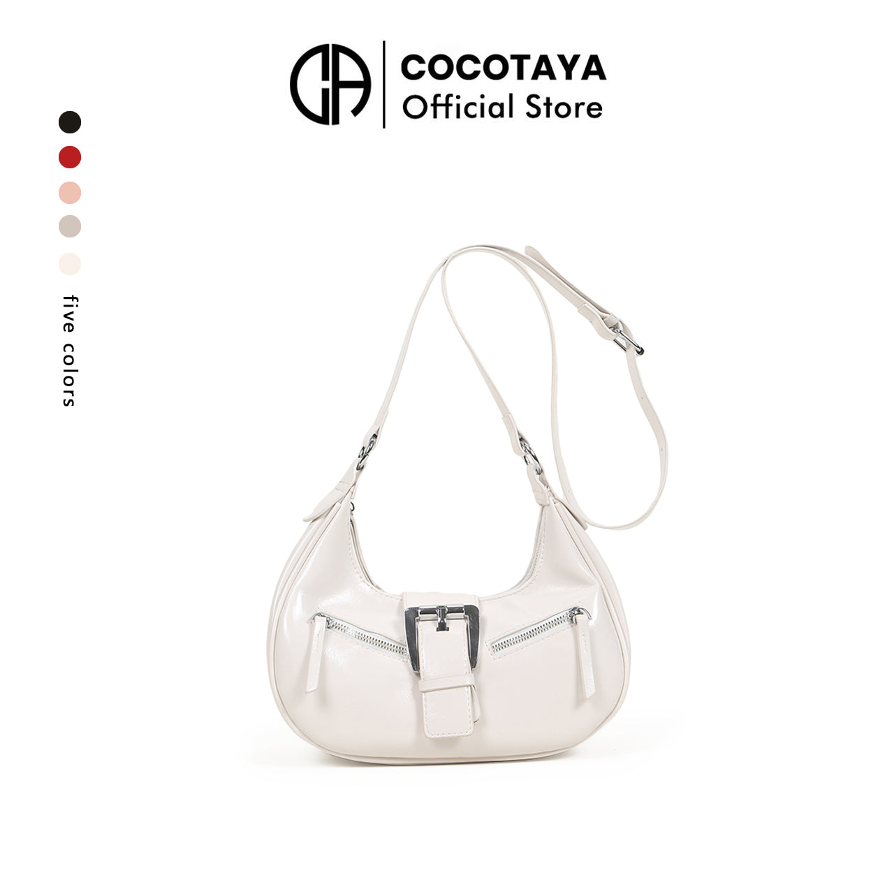 Large capacity retro ladies bag, fashionable design shoulder messenger bag, casual commuter dumpling bag