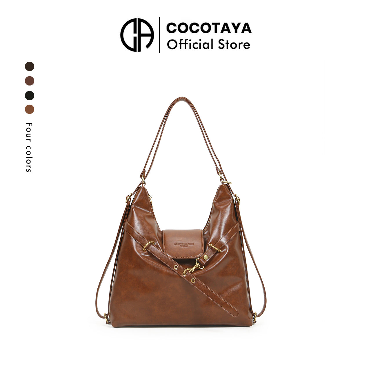 Fashionable large capacity women's backpack, fashionable and versatile commuting women's bag