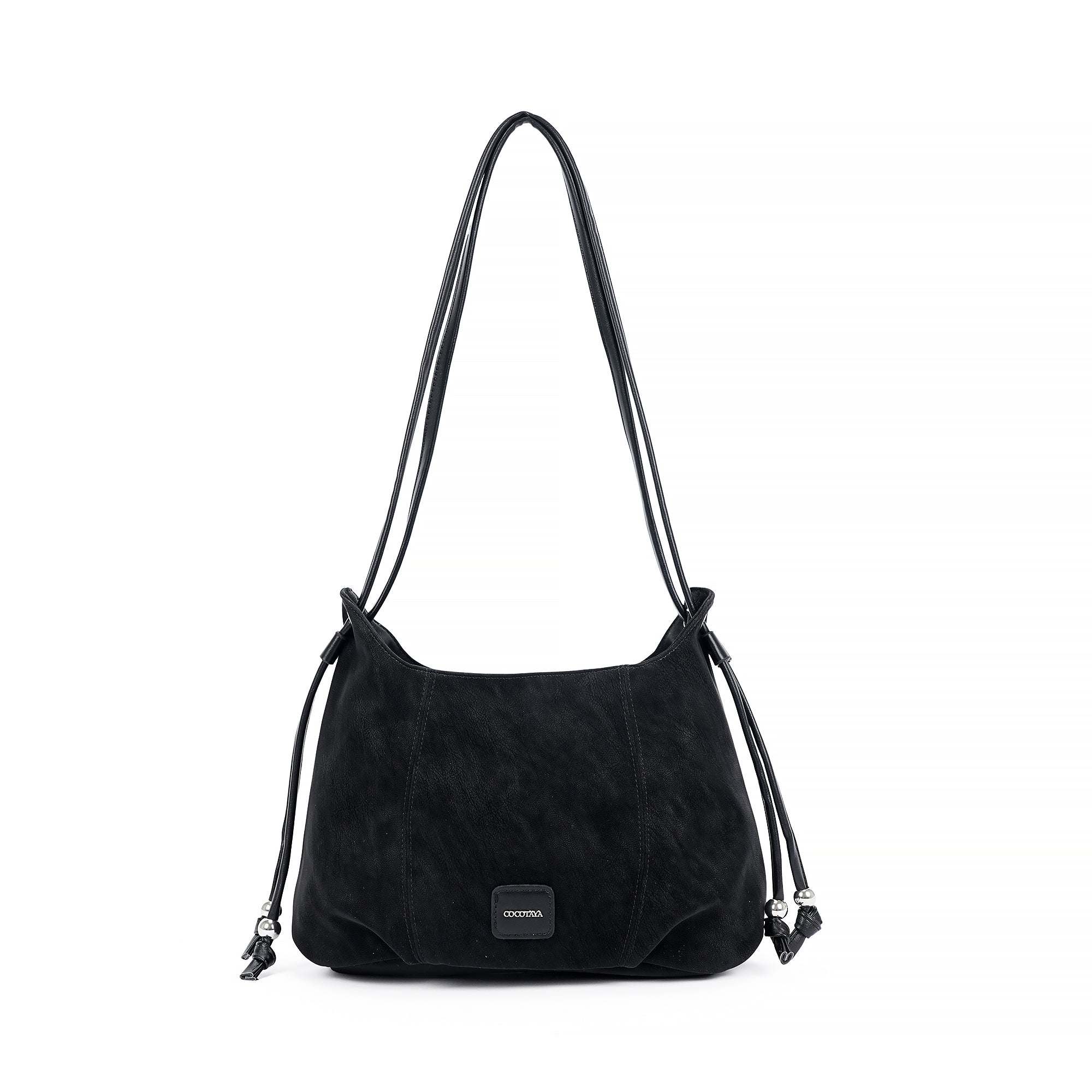 (COCOTAYA)Pumpkin Bag  Retro PU Shoulder Bag  Exquisite Crossbody Bag