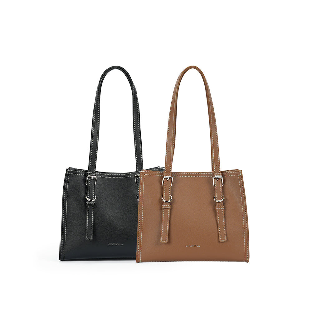 (COCOTAYA)High-quality leather handbag, stylish shoulder bag, messenger bag