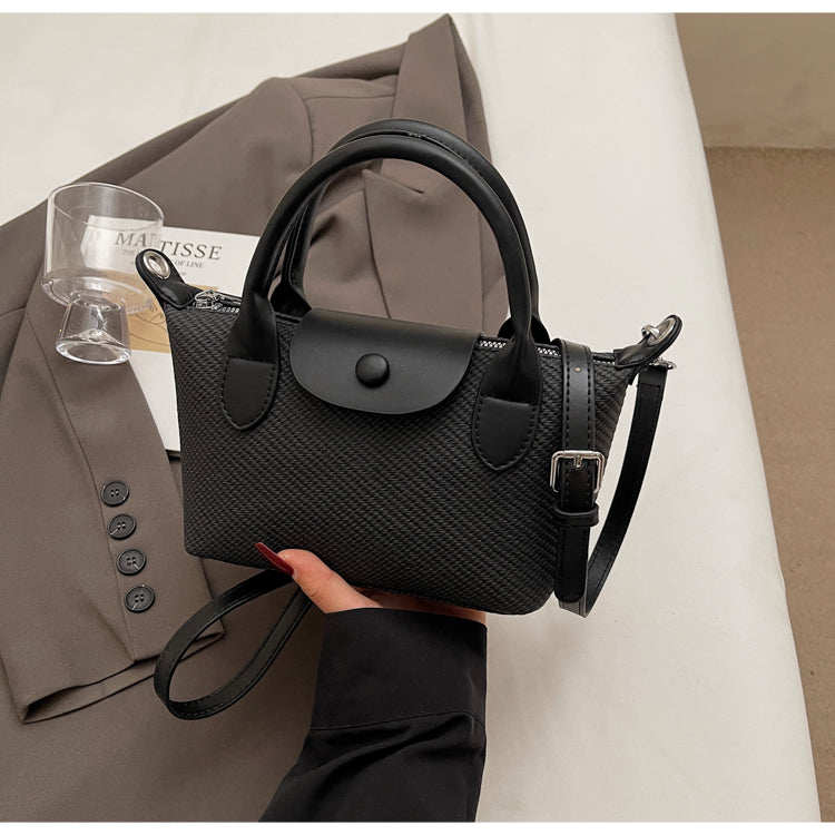 New high-end women's handbag, fashionable retro color matching shoulder messenger bag