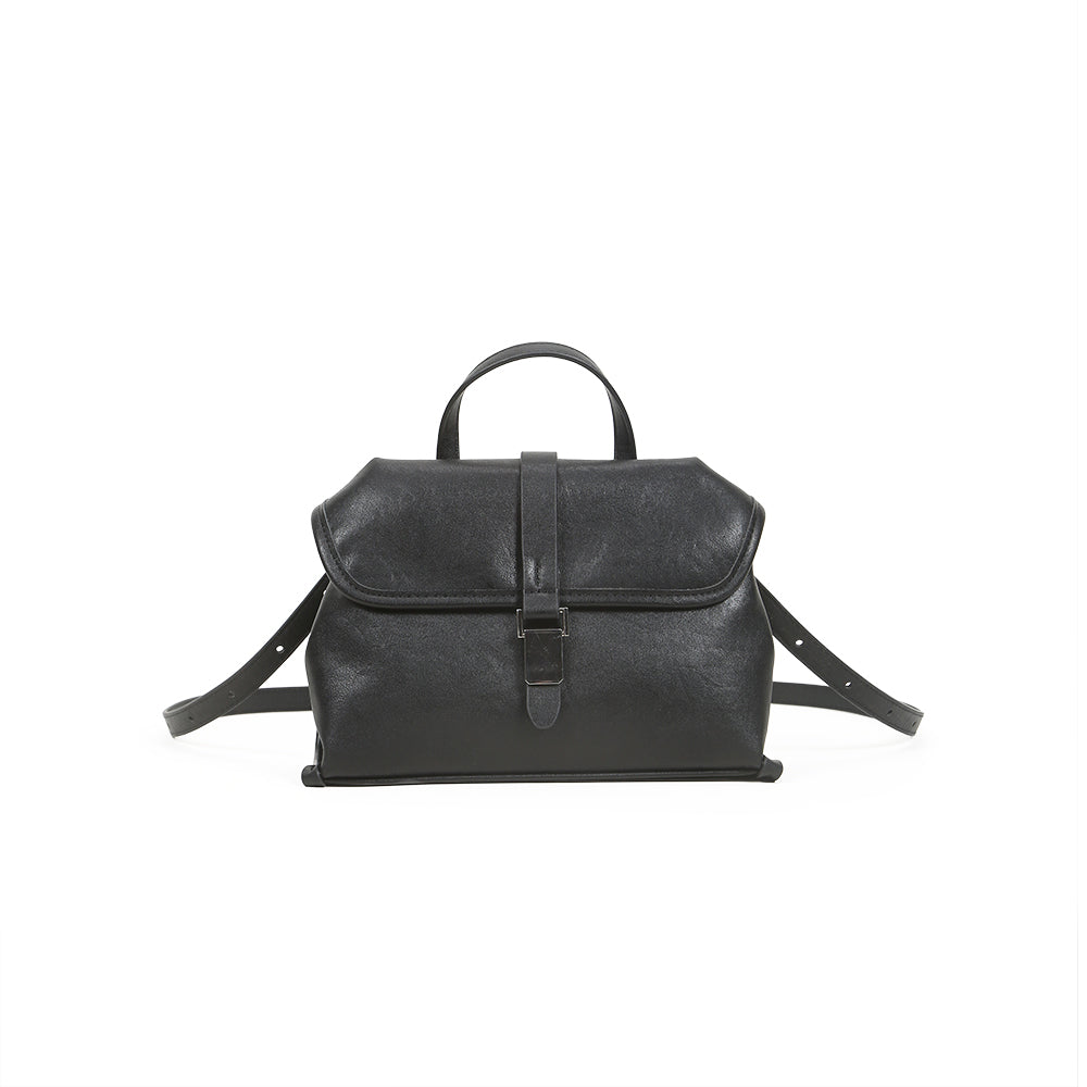 New color matching denim design casual handbag, solid color PU leather shoulder messenger bag