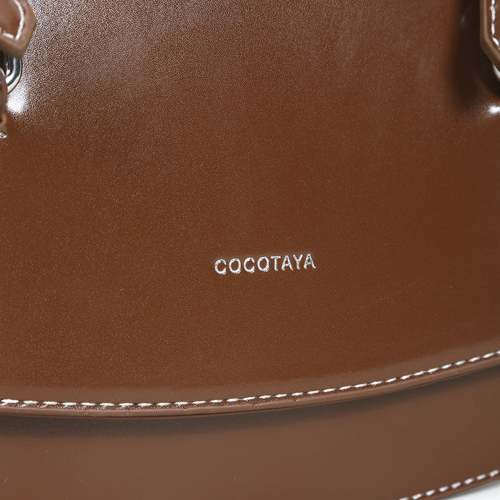 Fashionable and versatile PU bag, simple and elegant single-shoulder messenger bag with magnetic design