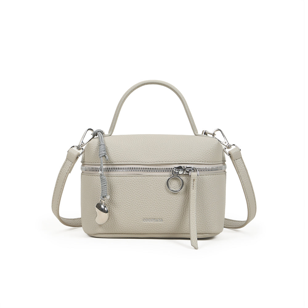 Fashionable and simple solid color handbag, versatile casual shoulder bag small square bag, trendy messenger bag
