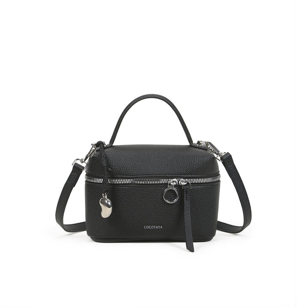 Fashionable and simple solid color handbag, versatile casual shoulder bag small square bag, trendy messenger bag