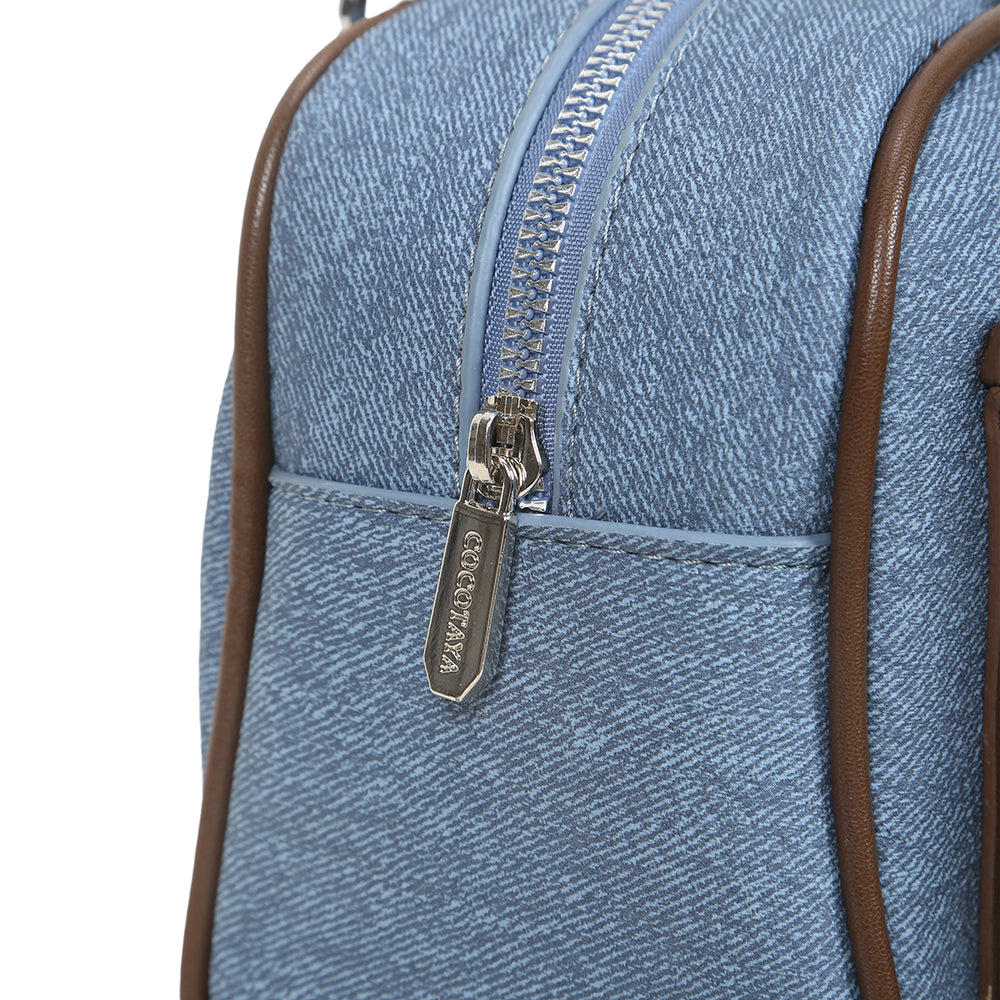 Fashionable retro color matching design large capacity shoulder bag, multi-pocket design trendy versatile underarm bag