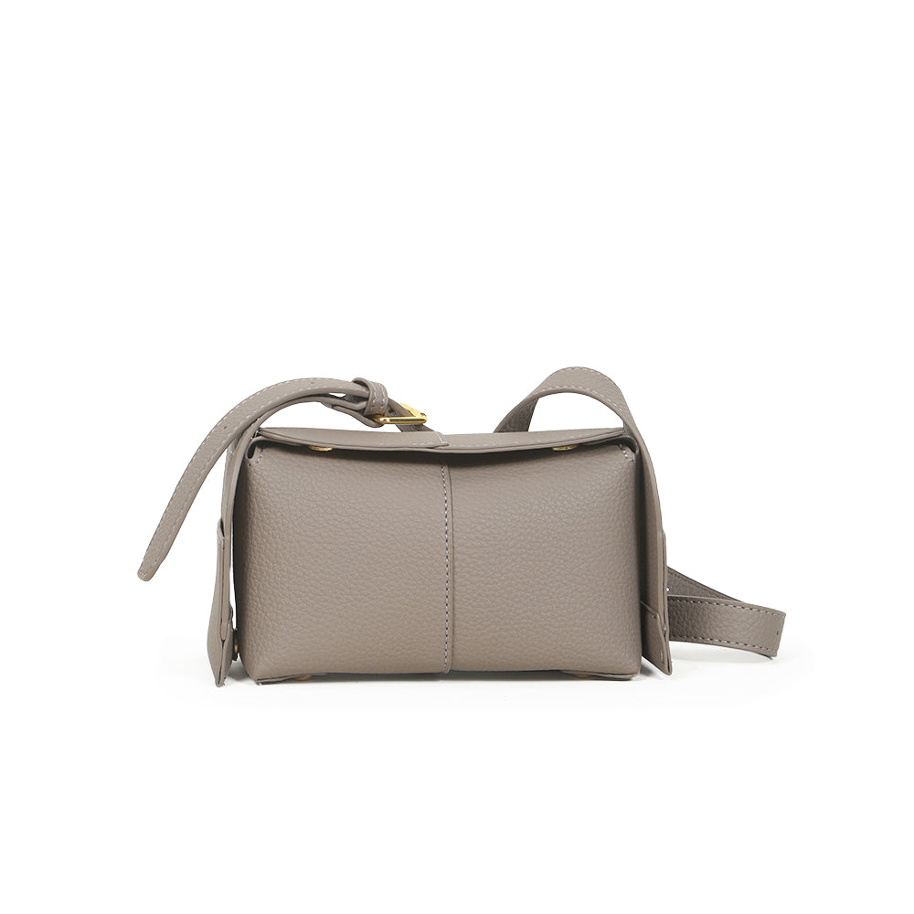 High-grade solid color bag, fashionable and versatile, large-capacity commuter shoulder messenger bag
