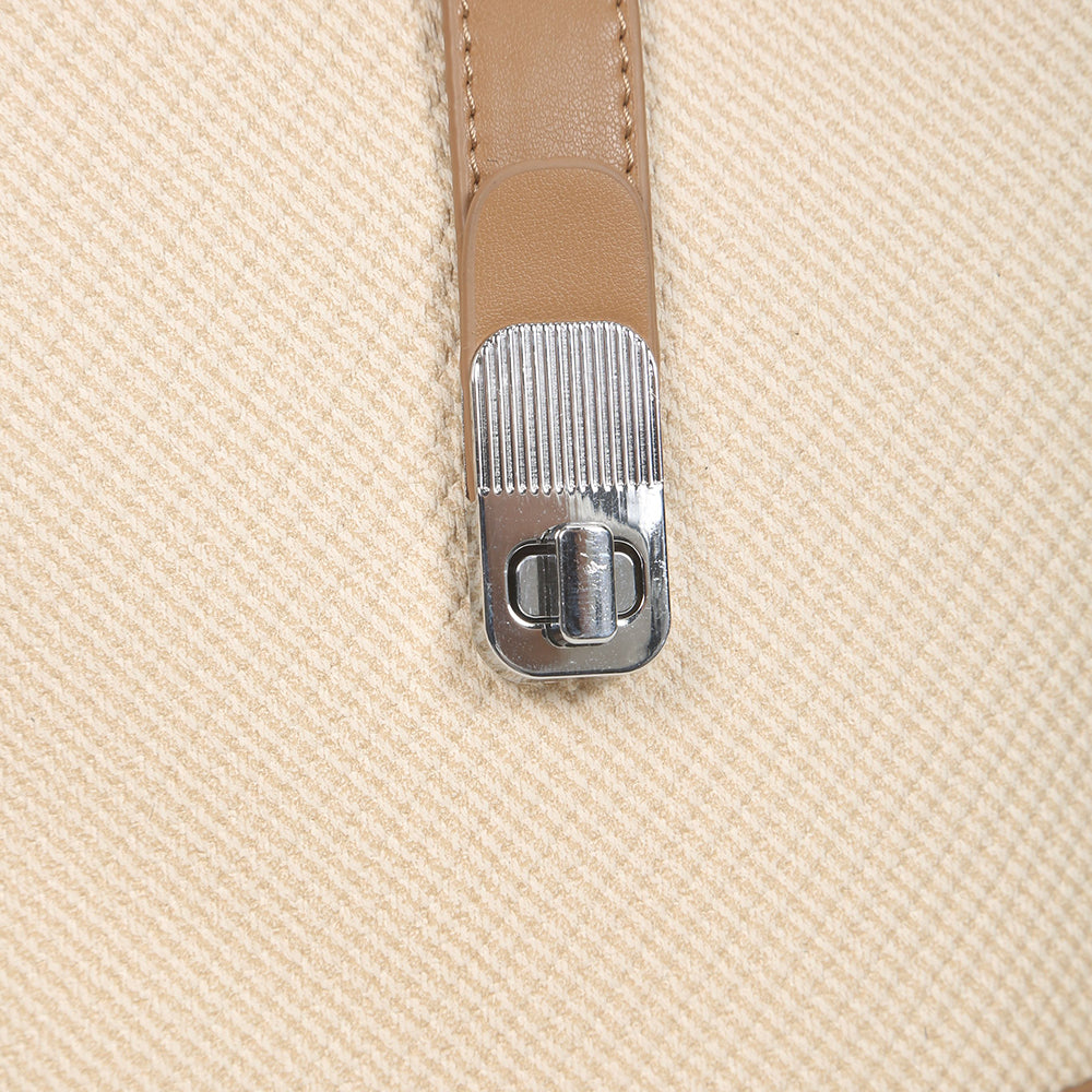 Fashionable handbags, simple and casual bucket bags for women, new contrasting color commuter shoulder bags.