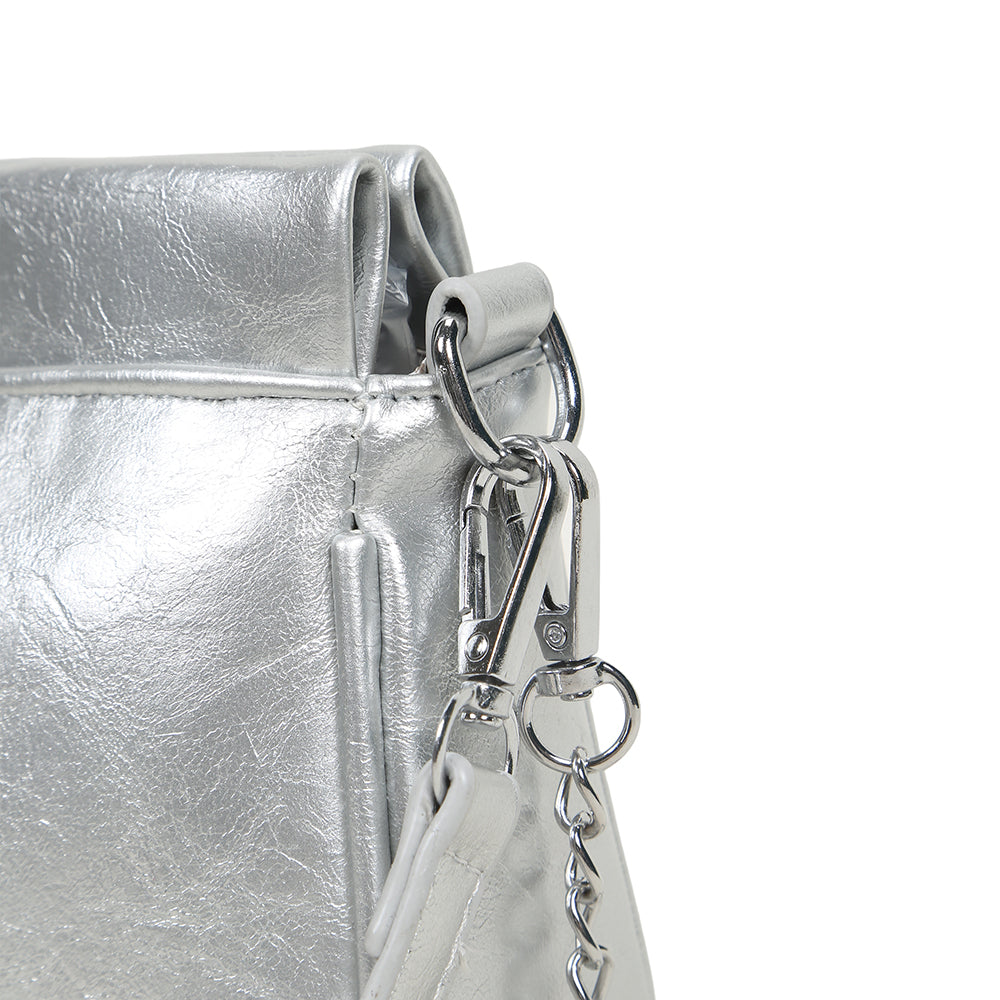 High-end fashionable versatile shoulder bag chain design temperament underarm bag