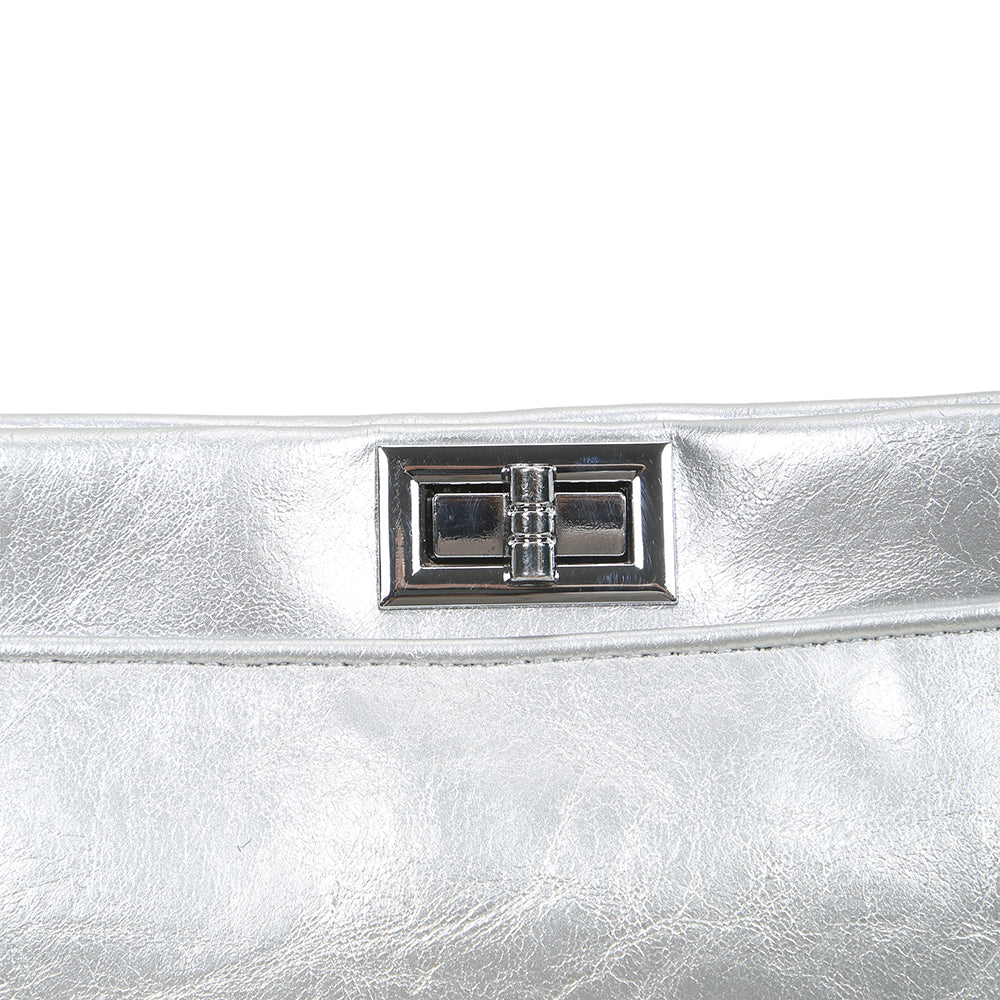 High-end fashionable versatile shoulder bag chain design temperament underarm bag