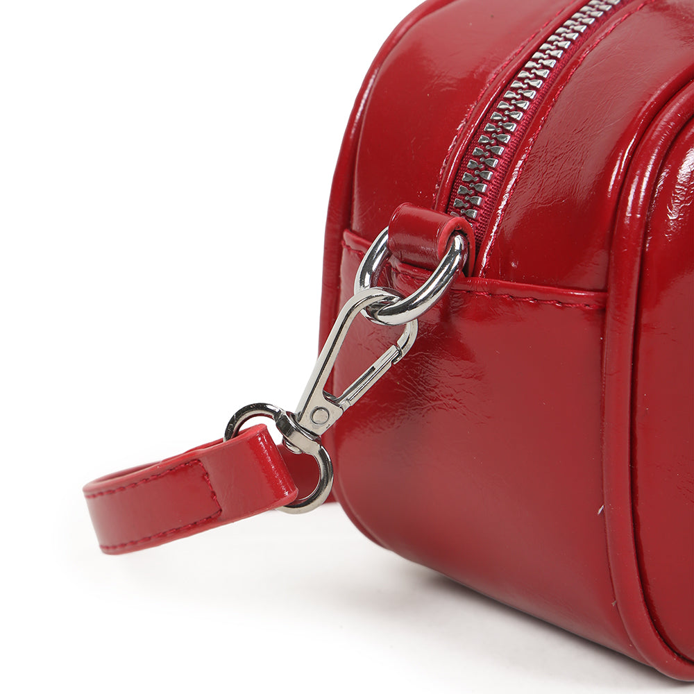 Handbag design stylish all-match solid color PU leather all-match one-shoulder crossbody white