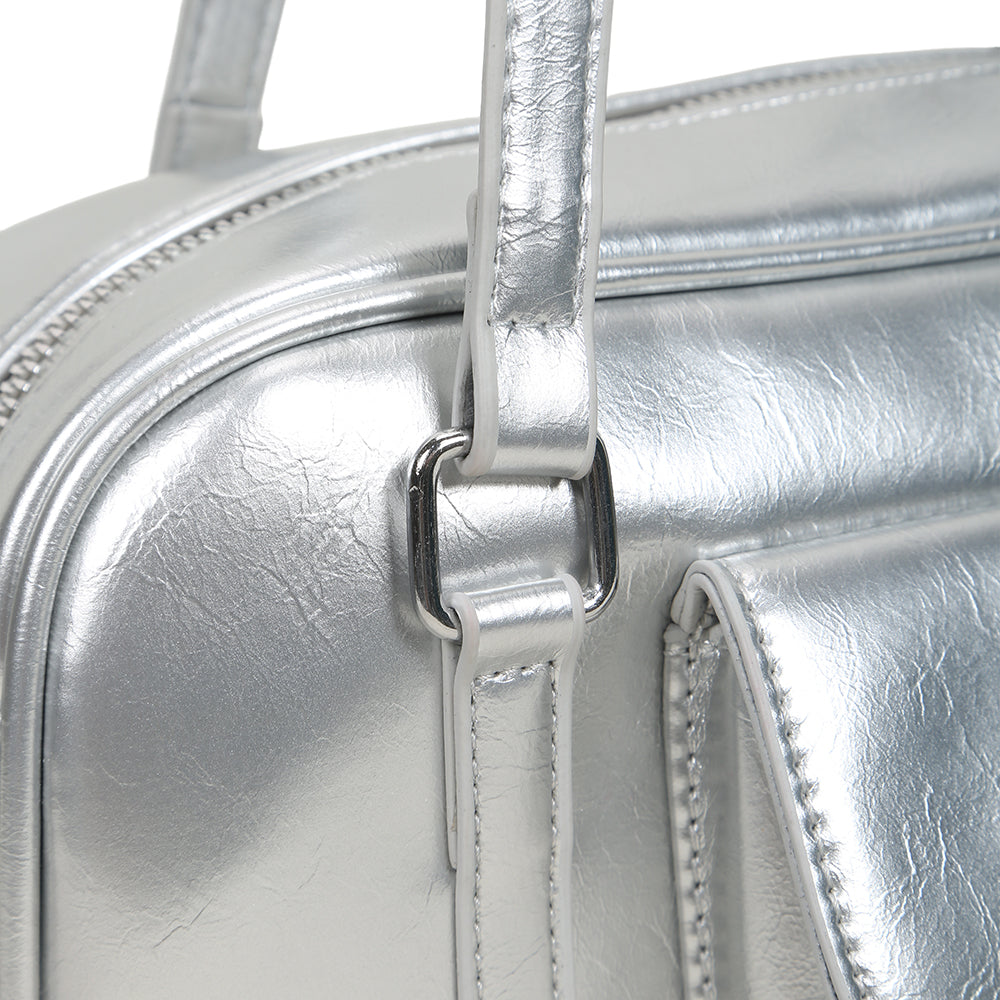 Fashionable and versatile high-end handbag, casual commuting solid color shoulder bag